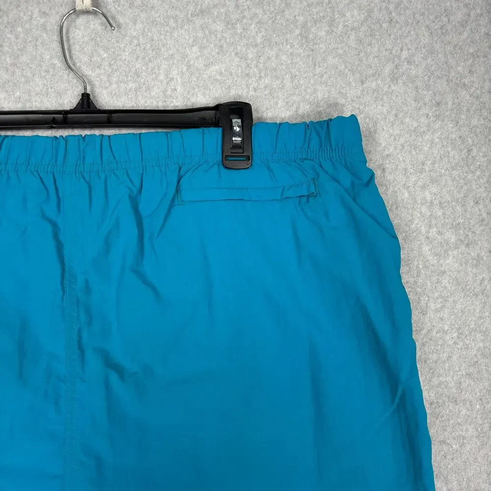 Lands‎ End Swim Trunks Mens XL Blue Shorts Thighs Out Pockets 4